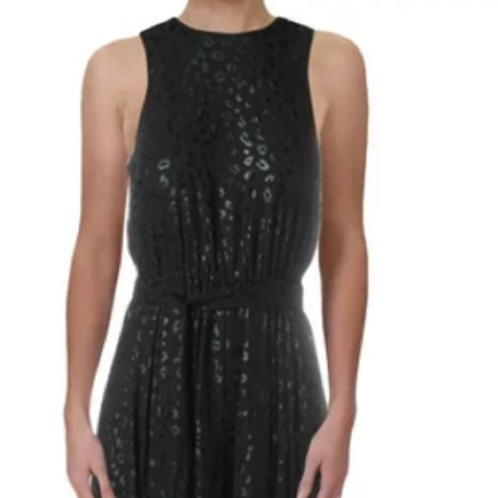 Michael Kors handkerchief hem leopard print dress! - Picture 5 of 10